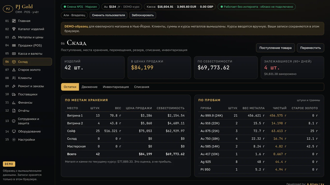 Precious Metals Command Center